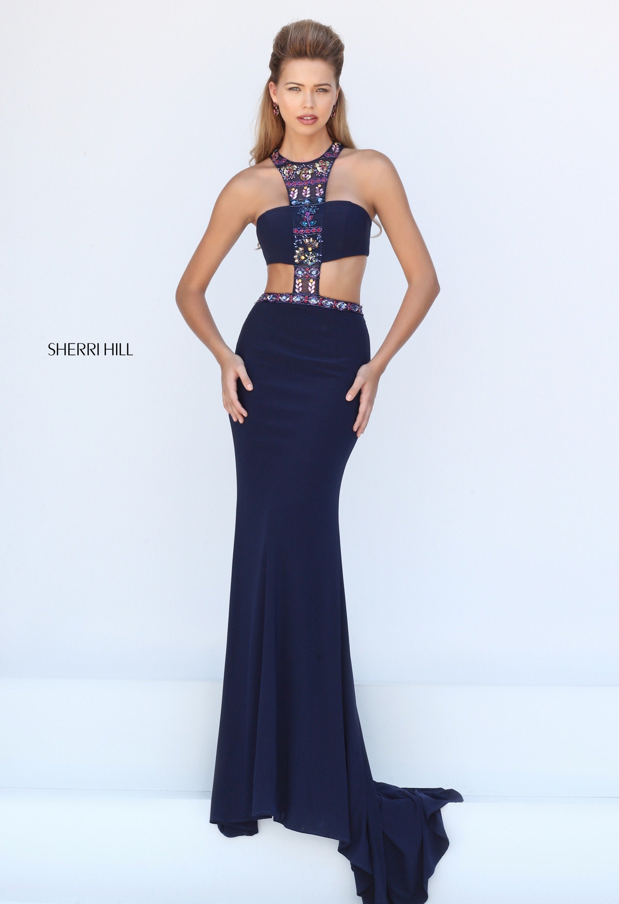Sherri Hill - 52477 A Line Applique Dress main image 0