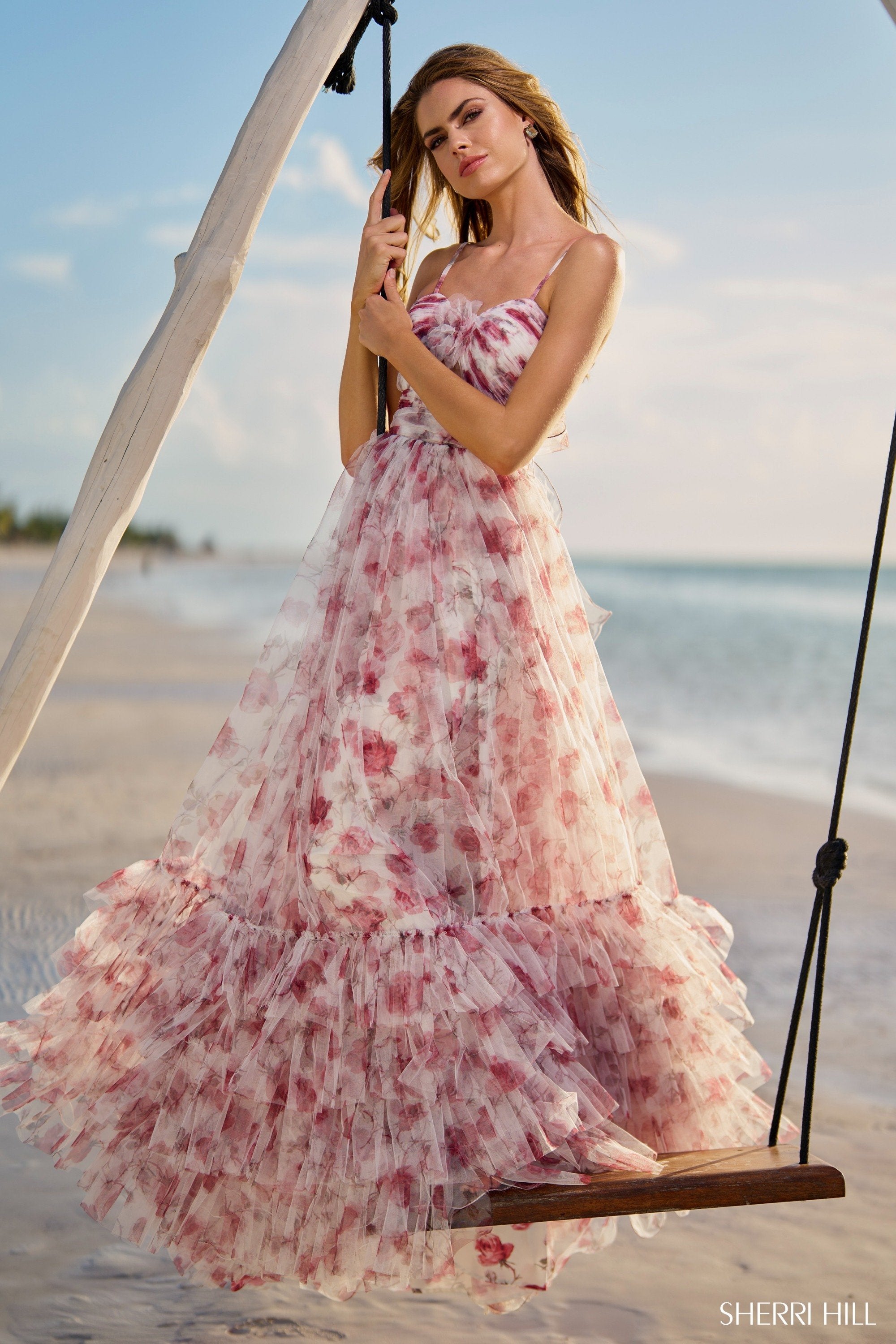 open lace back dress Sherri Hill - 57637 main image 1