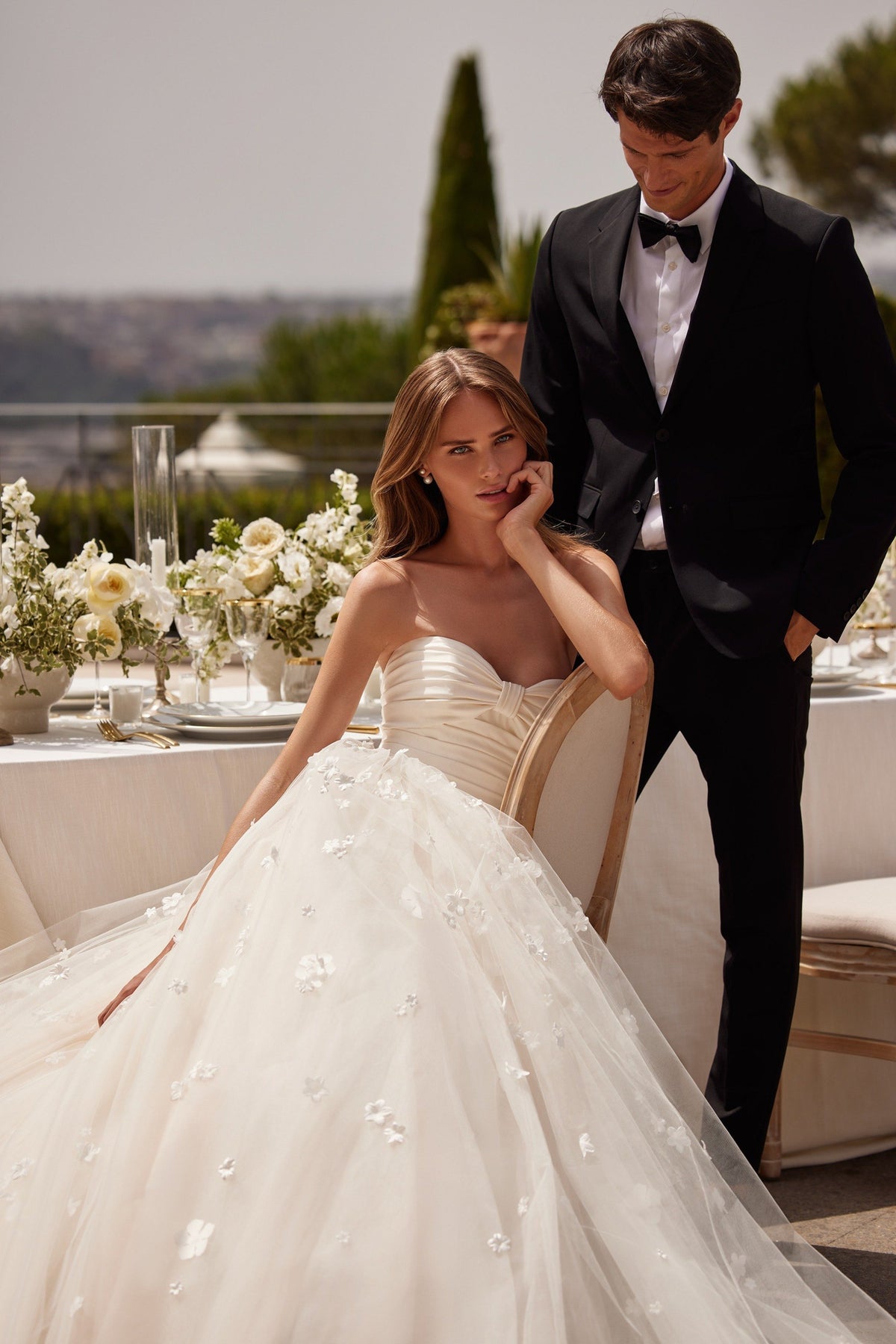 Sherri Hill 81113 sweetheart tulle ball gown wedding dress