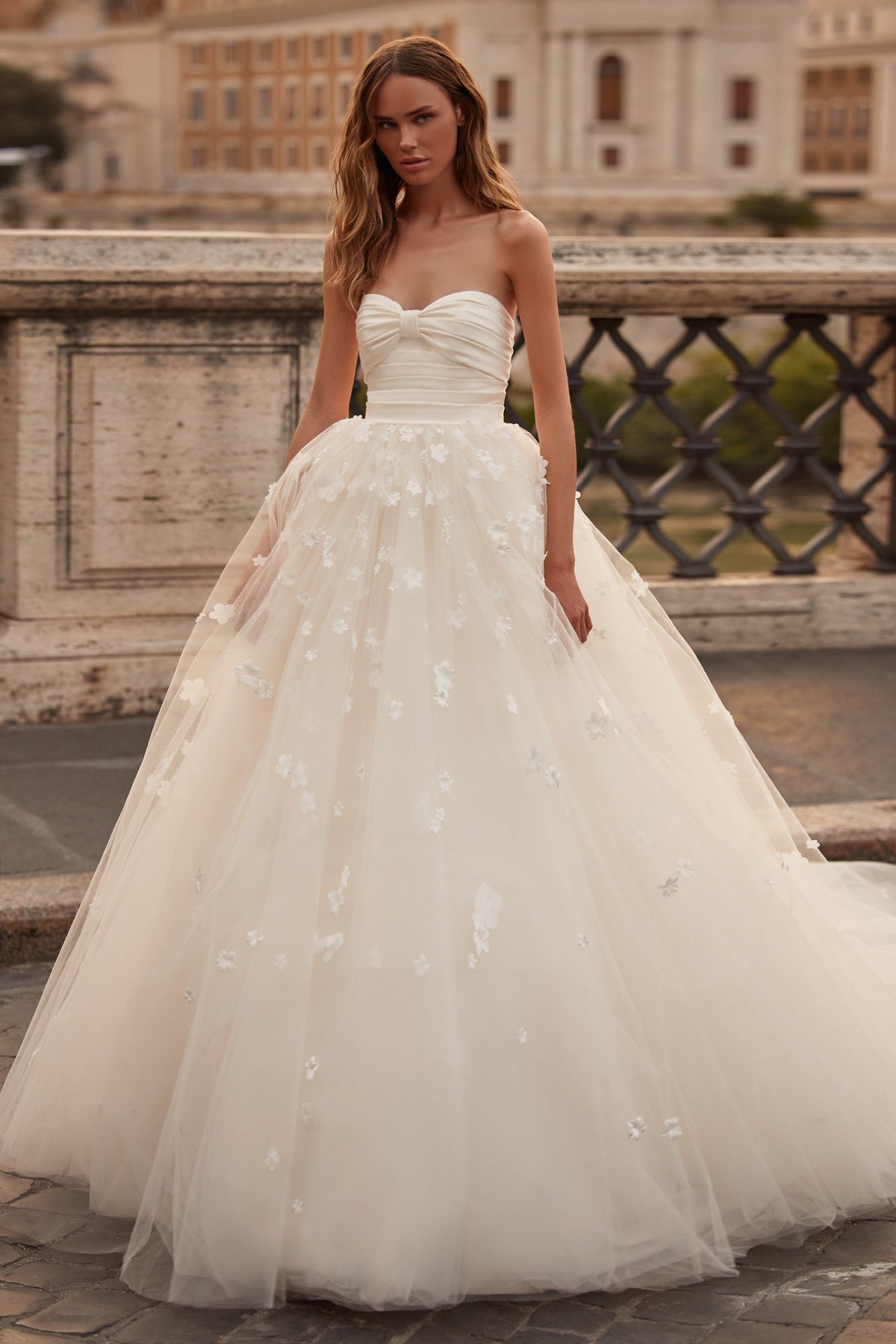 Sherri Hill 81113 sweetheart tulle ball gown wedding dress