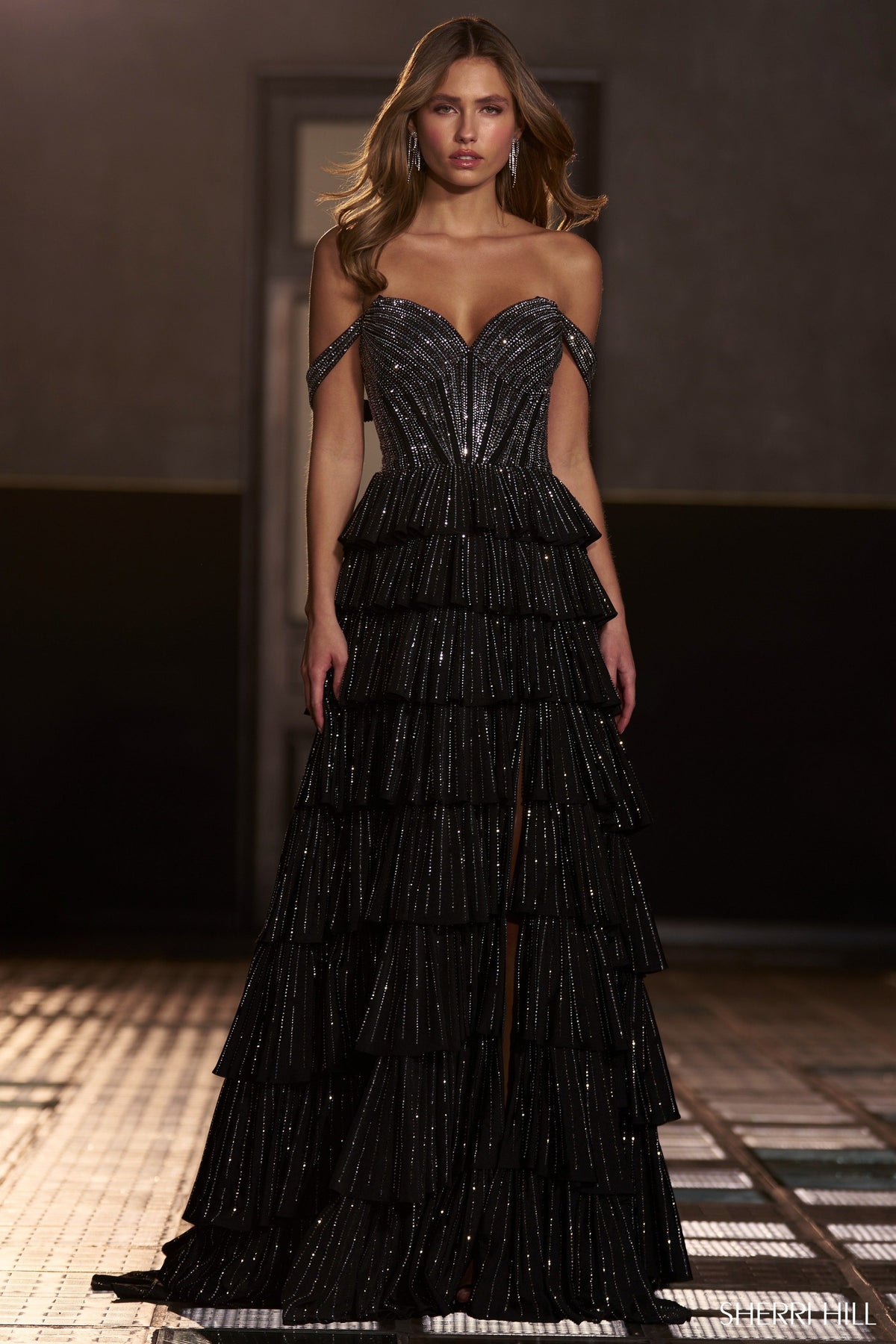 Sherri Hill 56675 hot fix gown