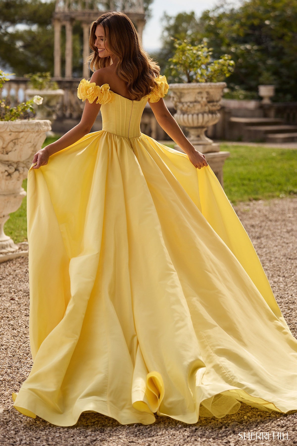 Sherri Hill 57200 taffeta gown
