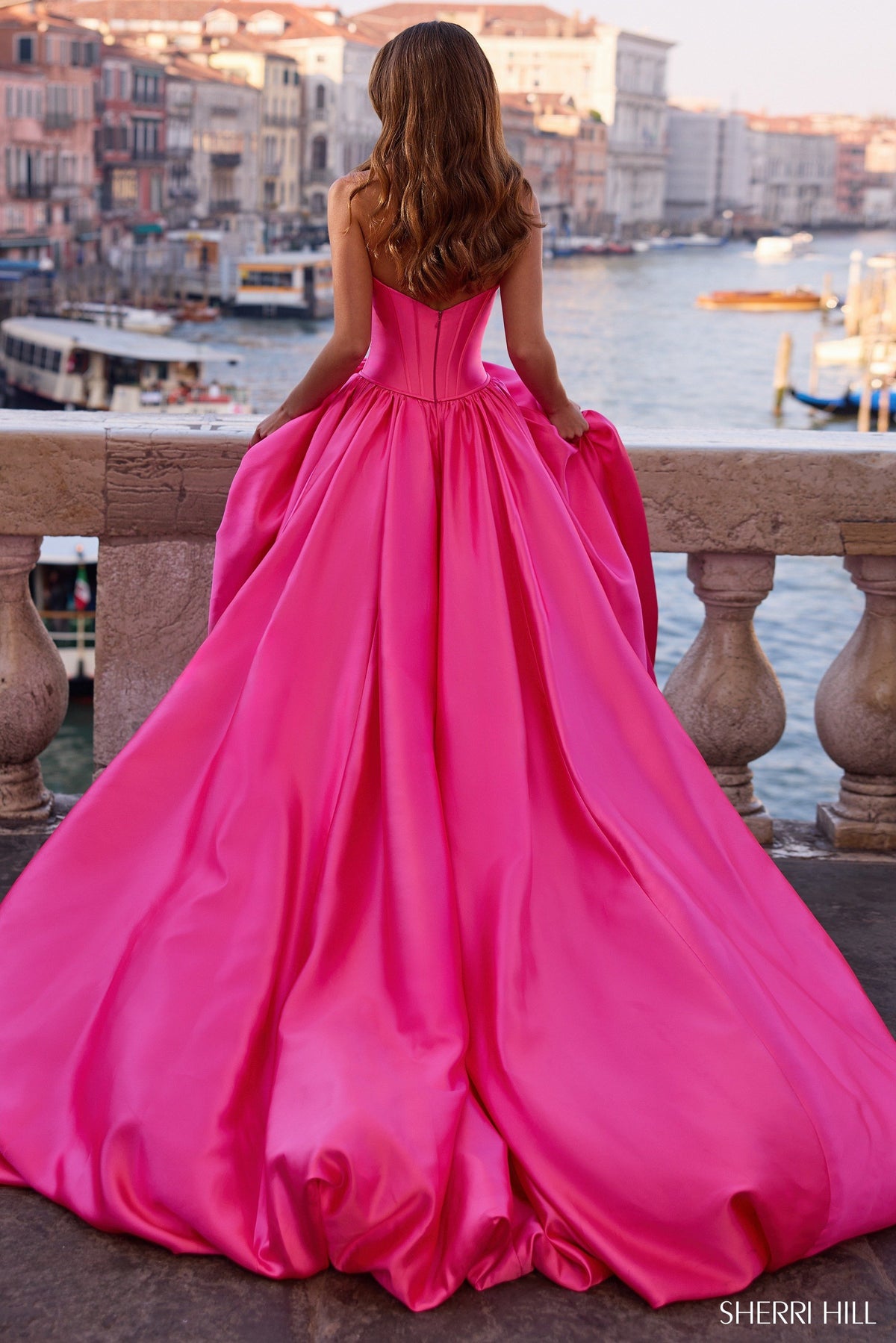 Sherri Hill 57551 strapless ballgown