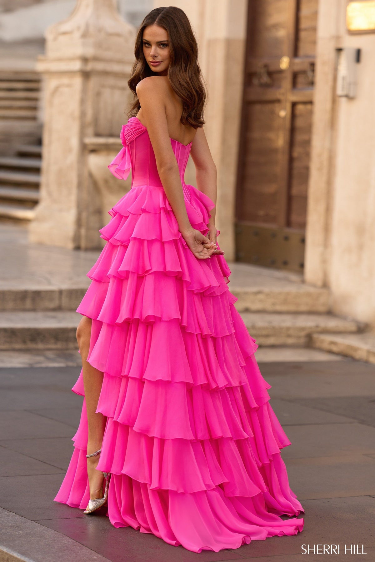 Sherri Hill 57923 strapless ballgown