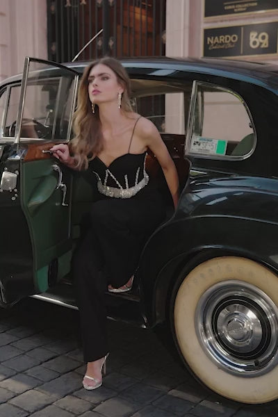 Sherri Hill 56479 scuba pantsuit video