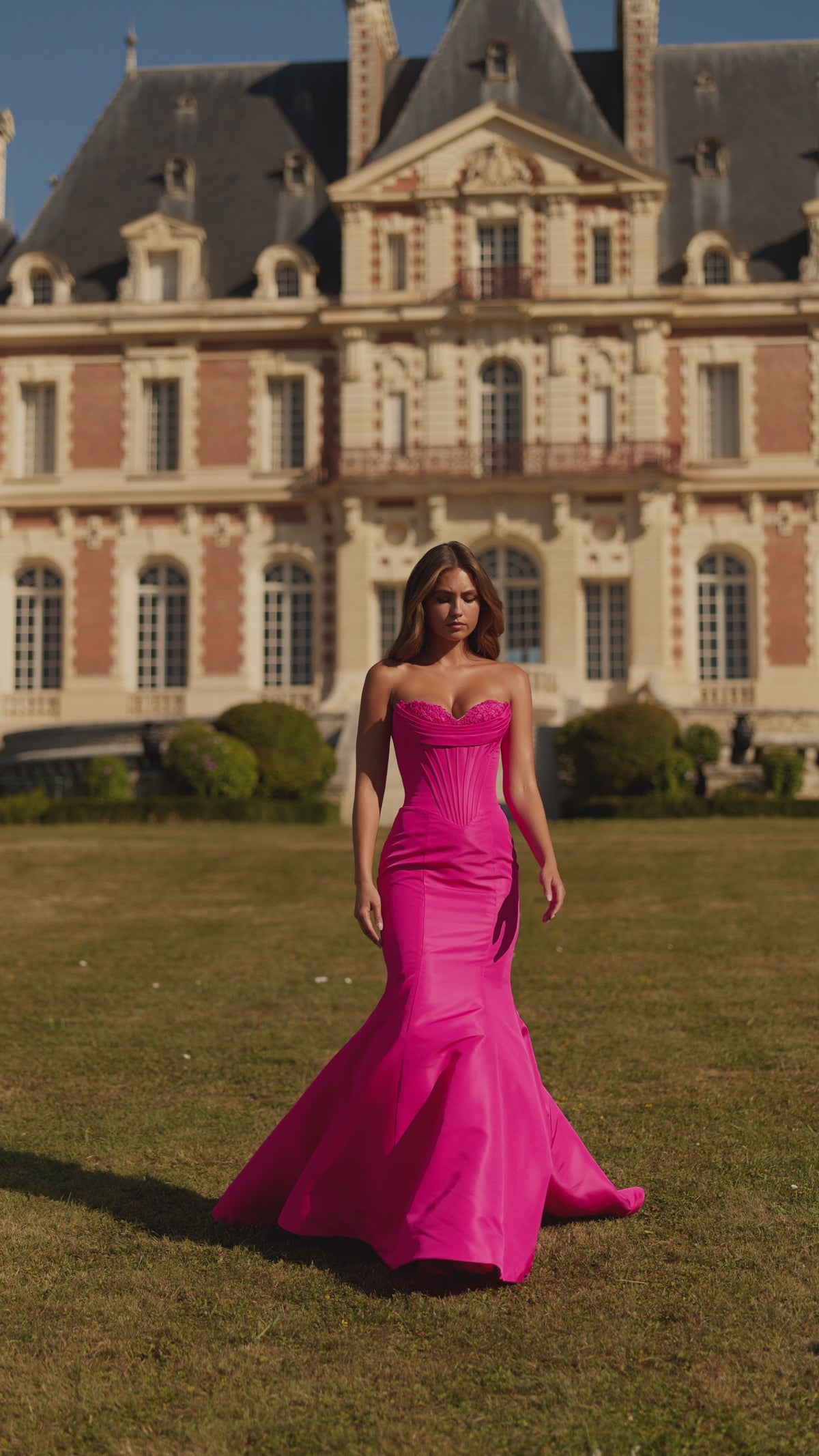 Sherri Hill 57626 strapless mermaid gown video