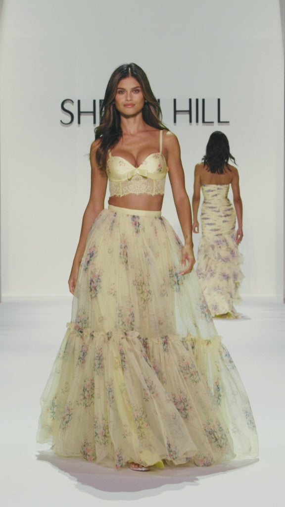 Sherri Hill 57953 two-piece floral gown video