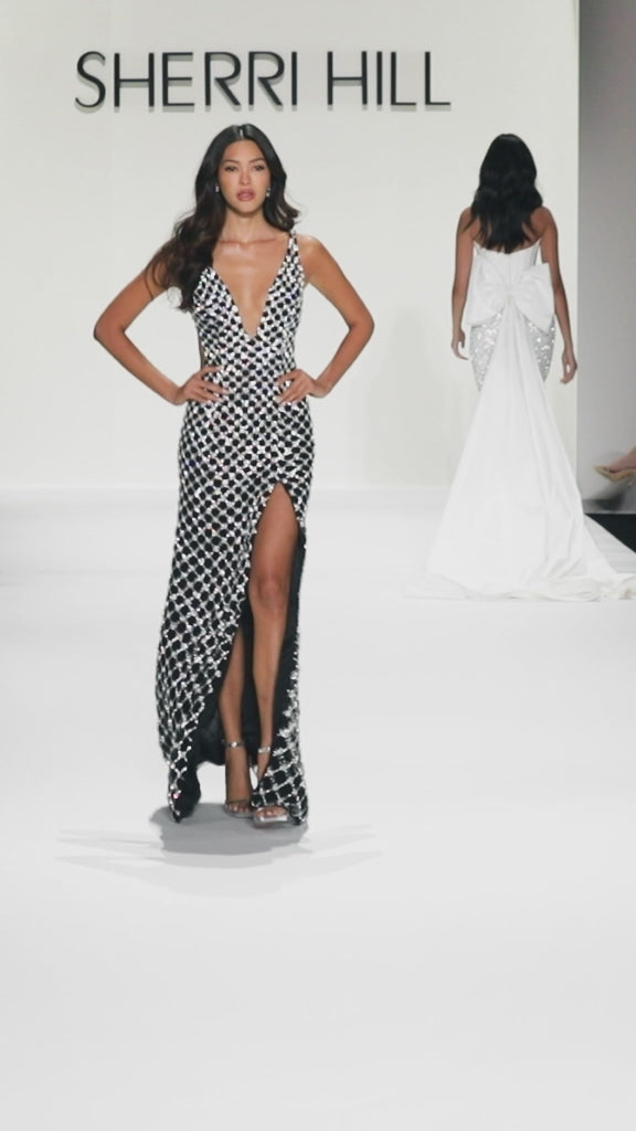 Sherri Hill 67194 fitted beaded gown video