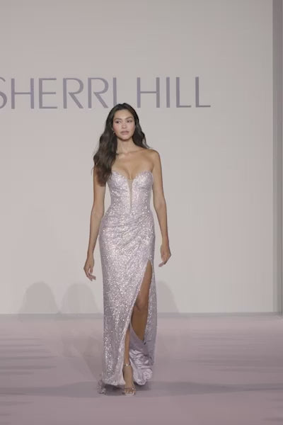 Sherri Hill 56165 strapless beaded gown video