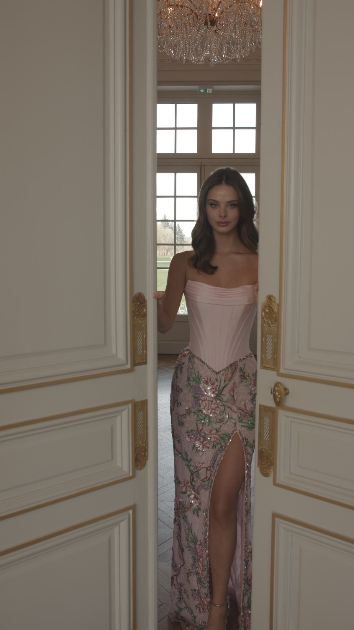 Sherri Hill 58014 strapless fitted gown video