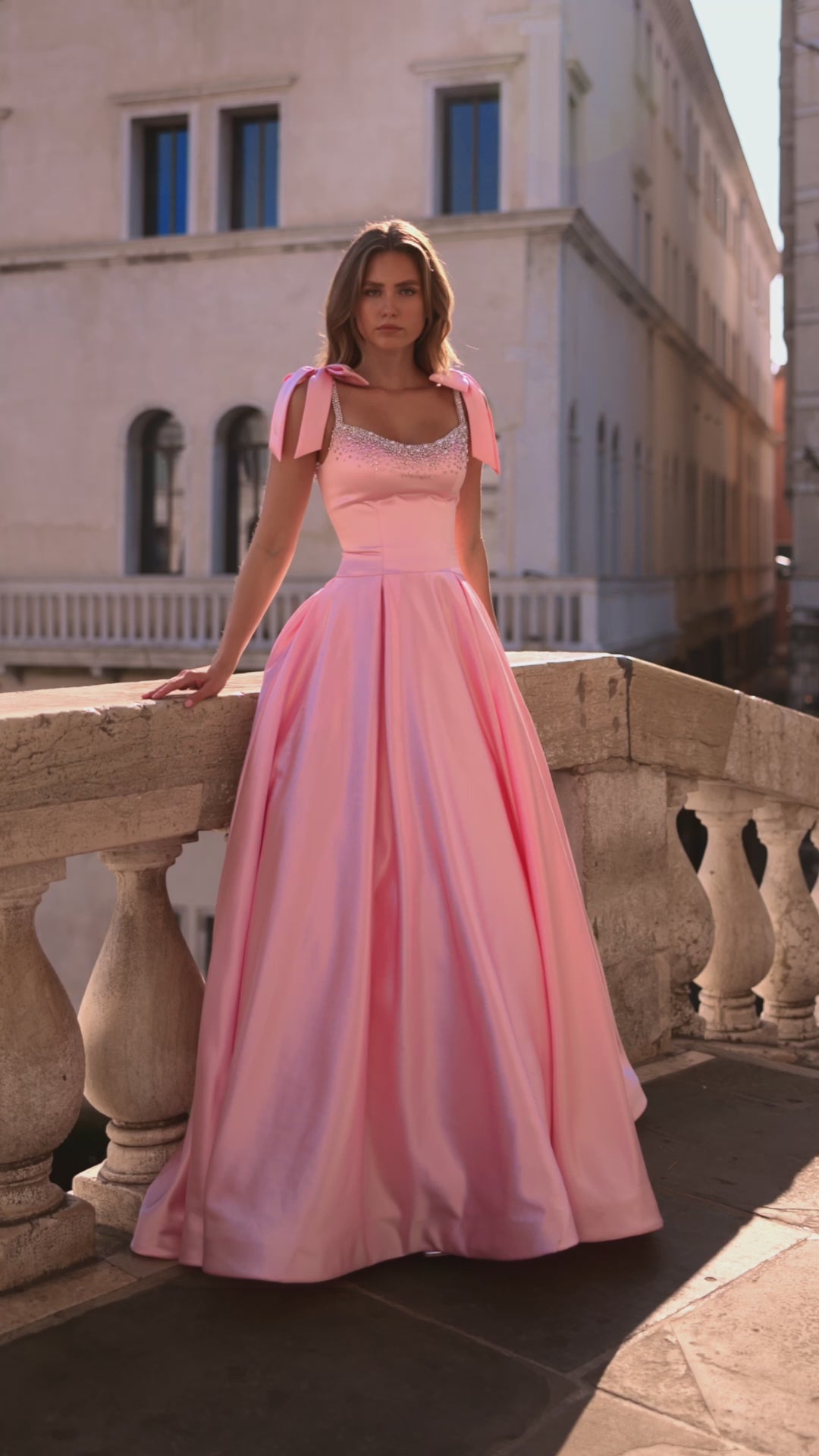 Sherri Hill 57574 satin ballgown video