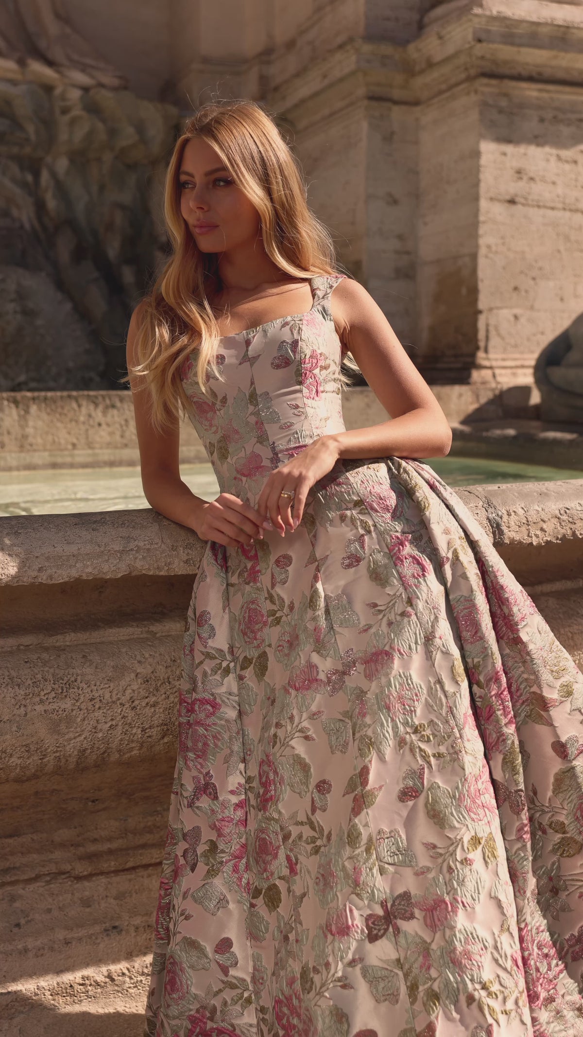 Sherri Hill 57812 brocade ballgown video