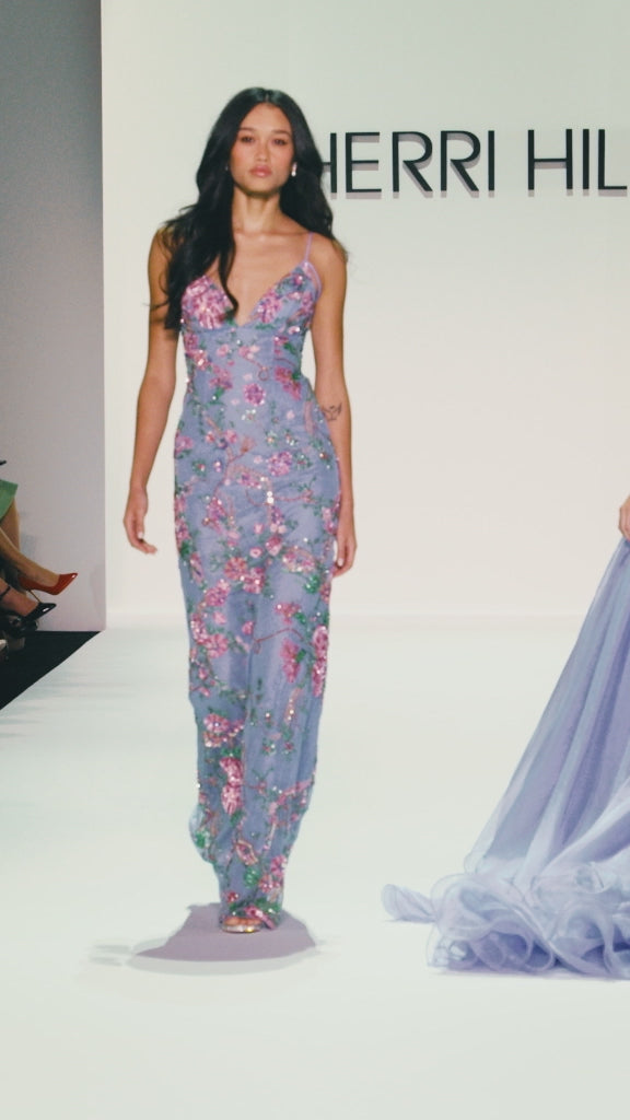 Sherri Hill 57670 floral beaded gown video