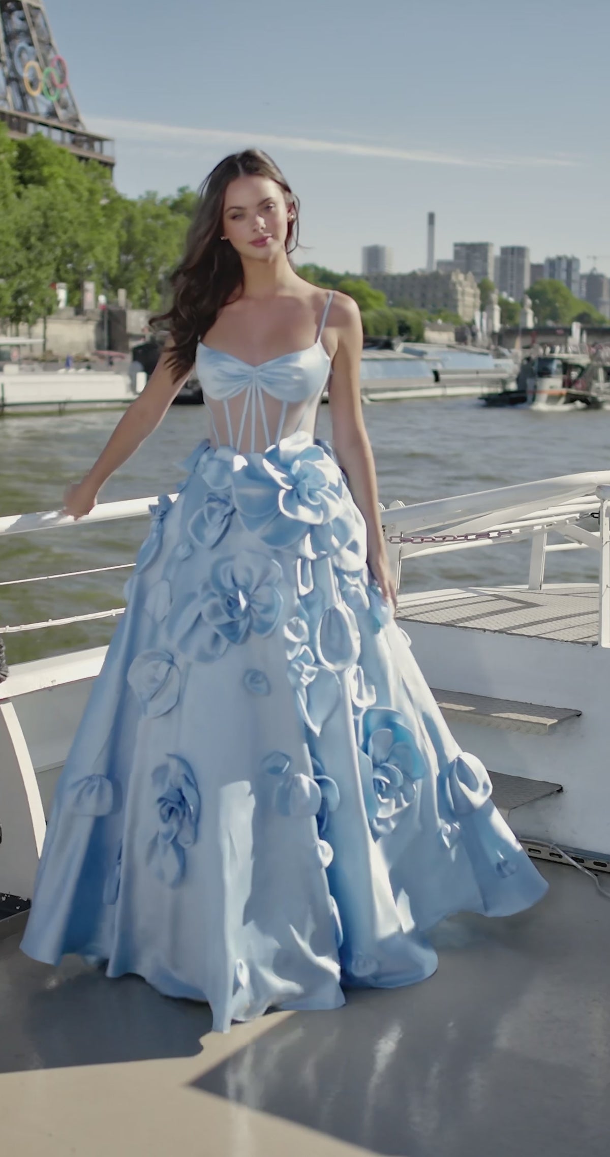 Sherri Hill 56763 mikado ball gown video