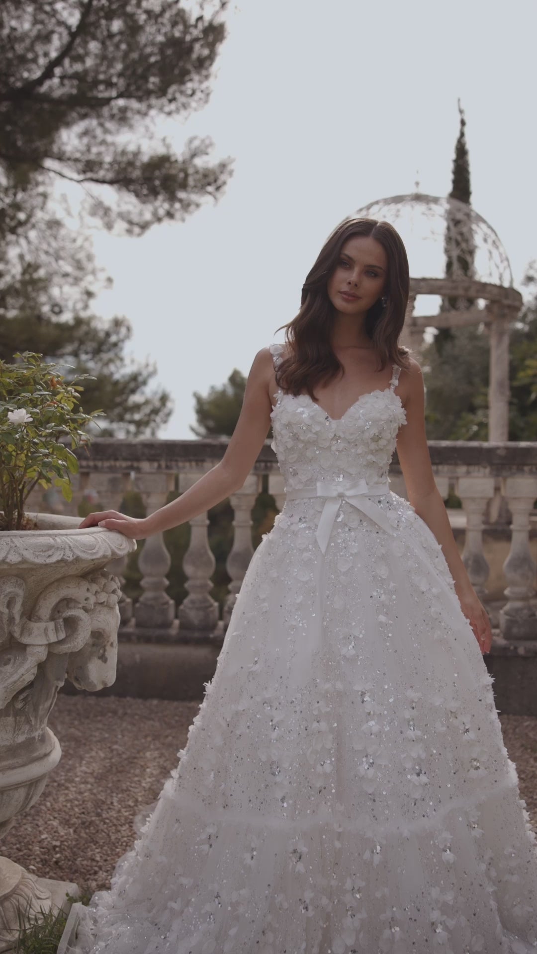Sherri Hill 57070 3D flower ball gown video