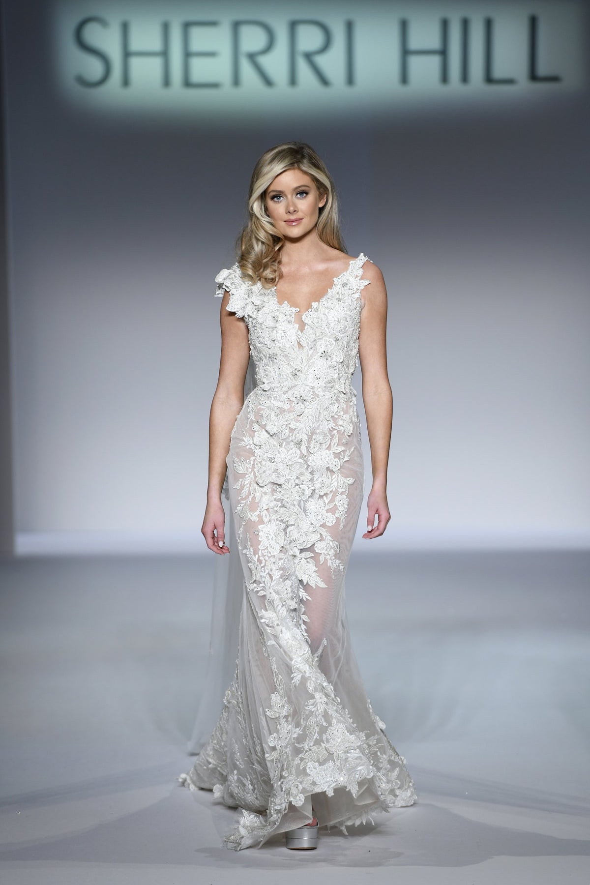 Sherri Hill style 81087 on the Fall 2022 & Bridal runway at New York Fashion Week
