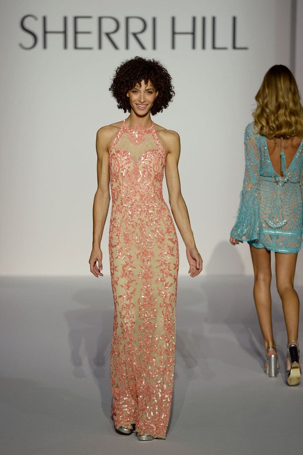 Sherri Hill style 52527 on the Spring 2019 runway at New York Fashion Week