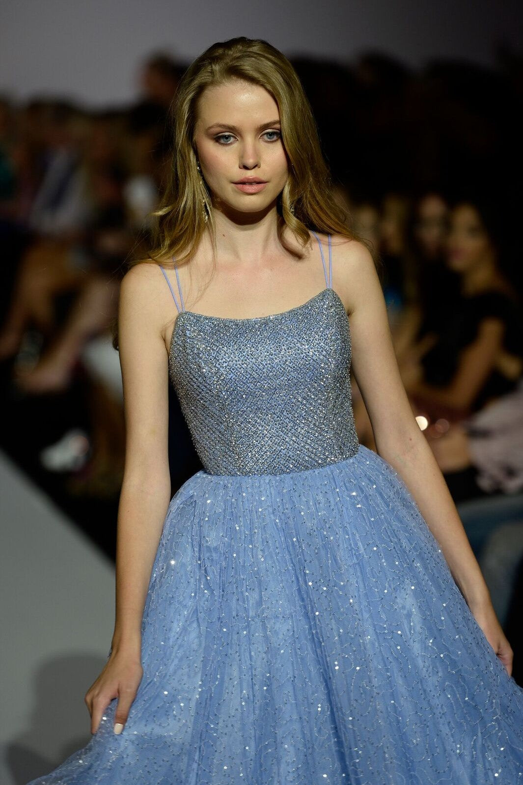 Sherri Hill style 52942 on the Spring 2019 runway at New York Fashion Week