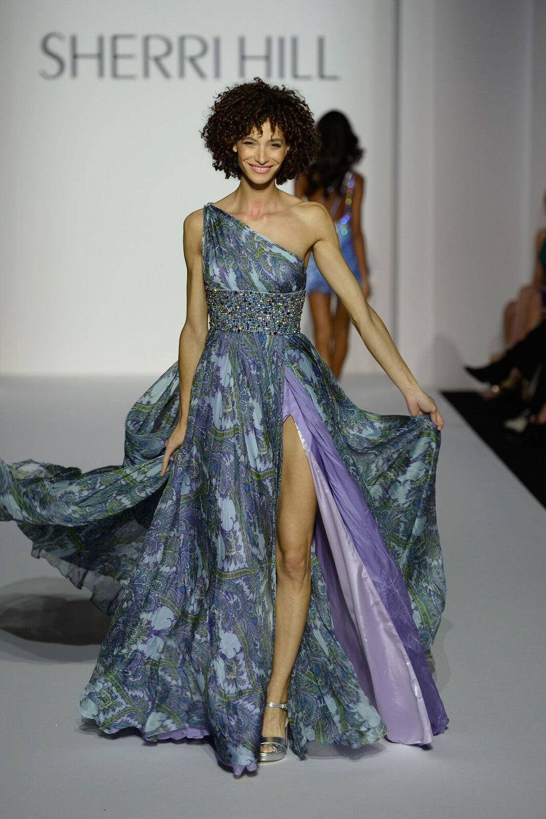 Sherri Hill style 44674 on the Spring 2019 runway at New York Fashion Week