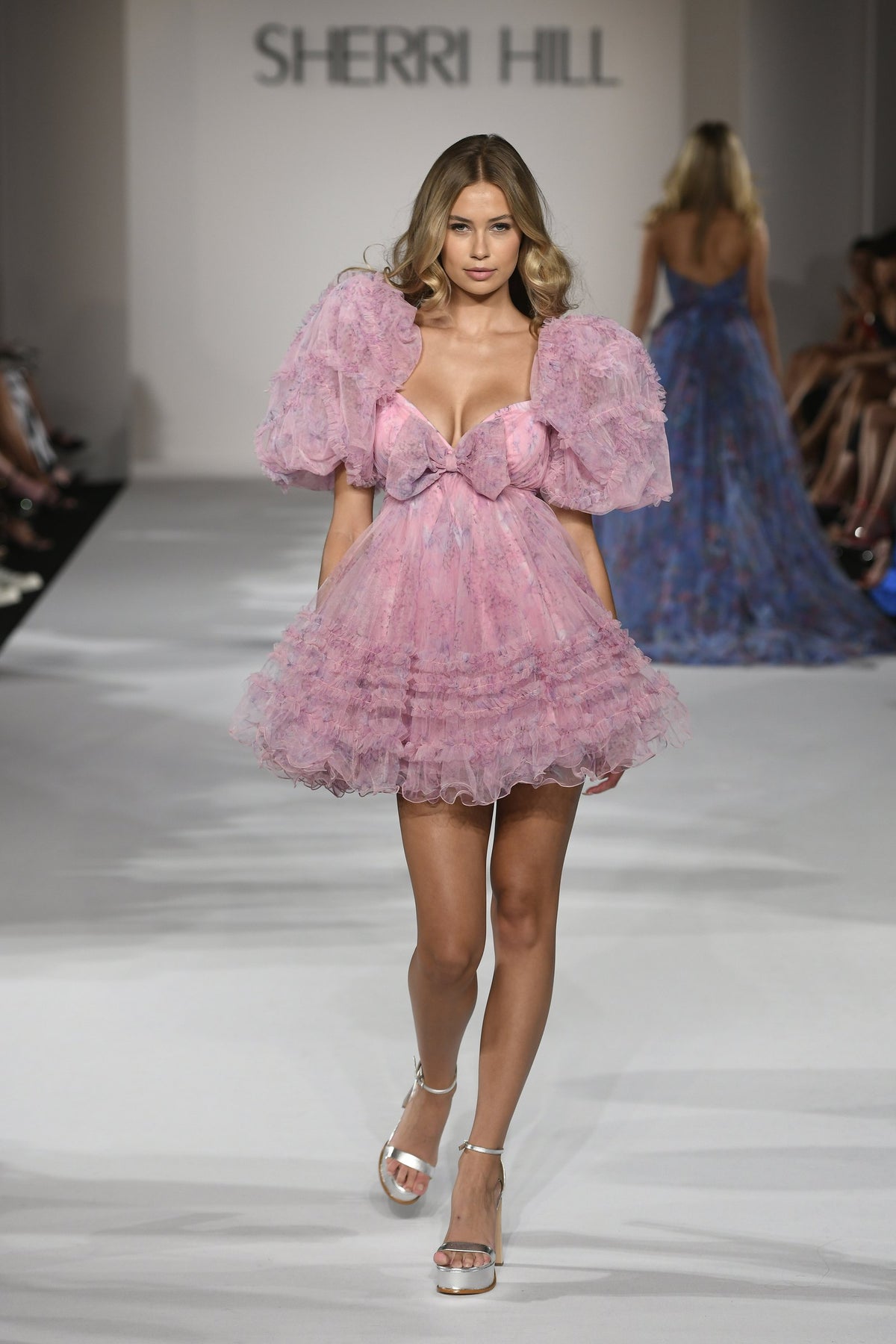 Sherri Hill style 55621 on the Spring 2023 runway at New York Fashion Week
