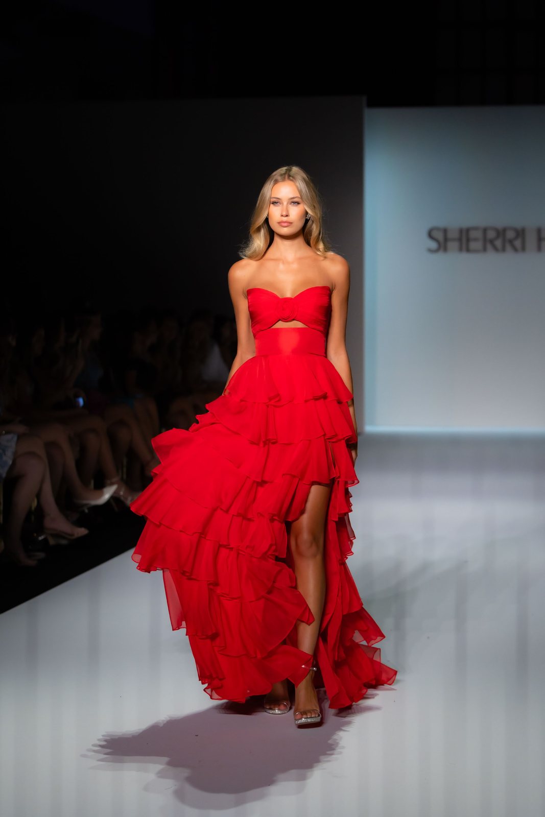 Sherri Hill style 56870 on the Spring 2025 runway at New York Fashion Week
