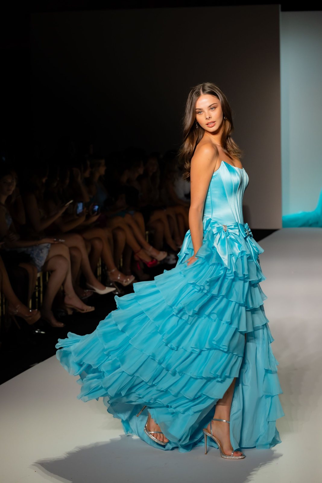 Sherri Hill style 57225 on the Spring 2025 runway at New York Fashion Week