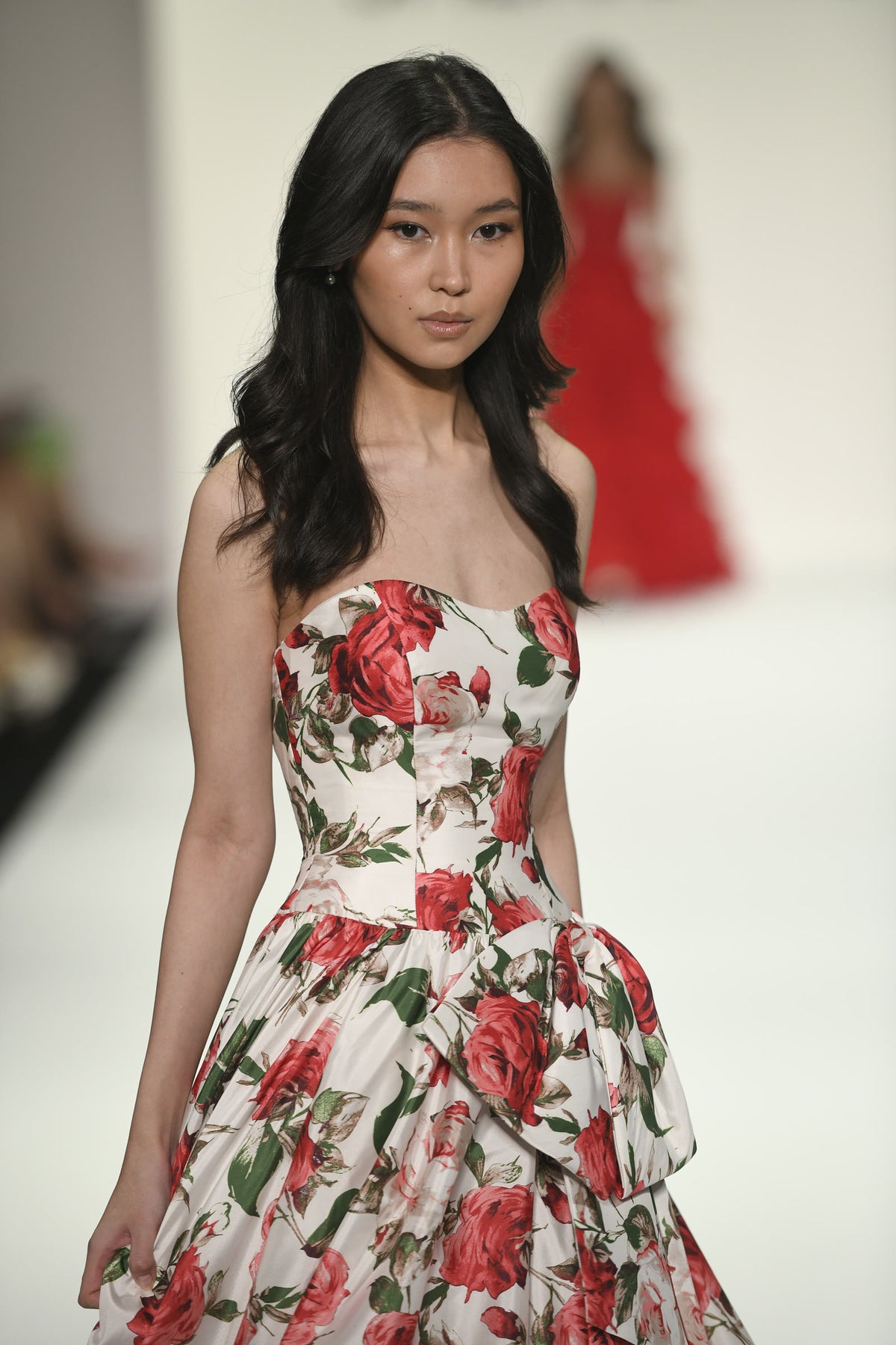 Sherri Hill style 57724 on the Spring 2026 runway at New York Fashion Week