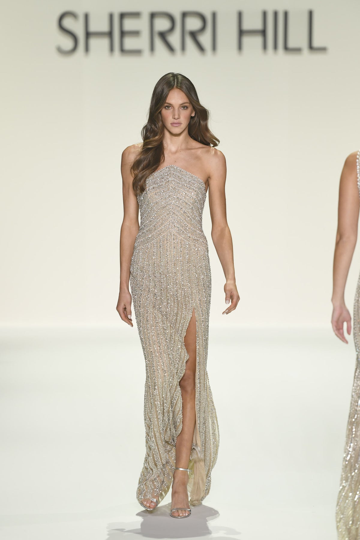 Sherri Hill style 67125 on the Spring 2026 runway at New York Fashion Week
