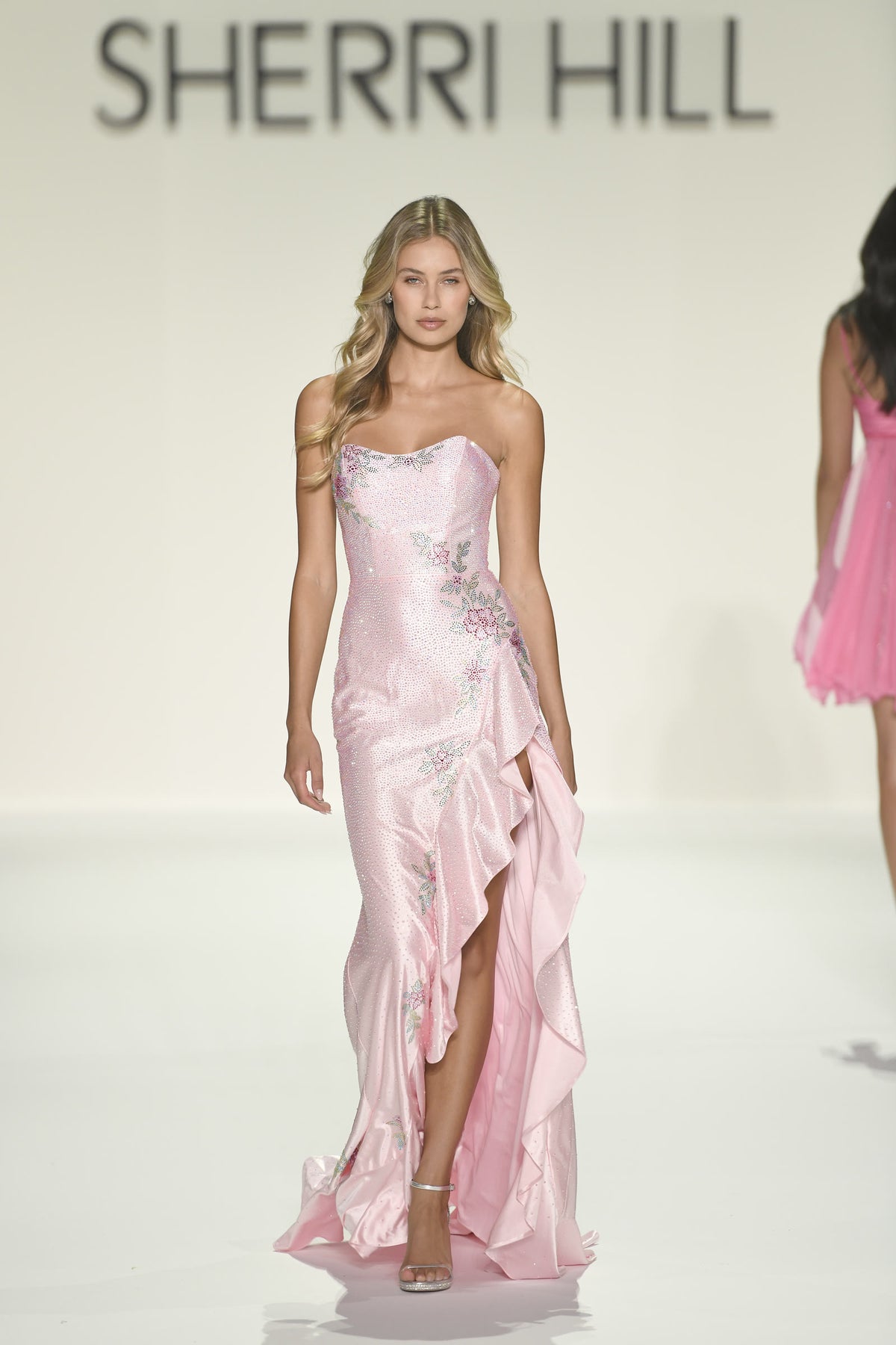 Sherri Hill style 57984 on the Spring 2026 runway at New York Fashion Week