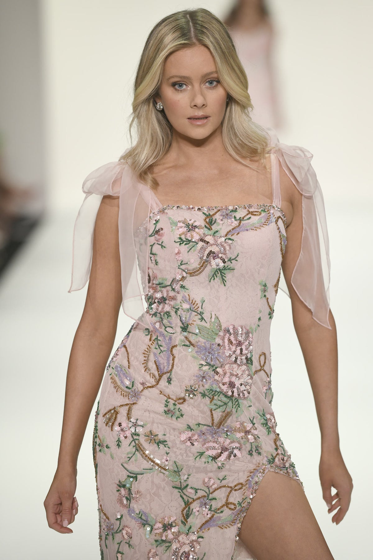 Sherri Hill style 57602 on the Spring 2026 runway at New York Fashion Week