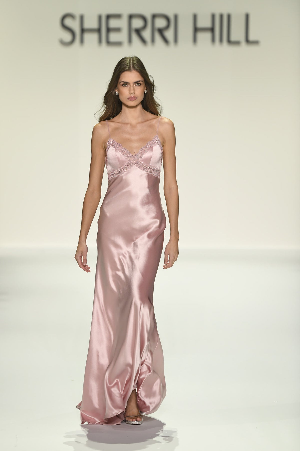 Sherri Hill style 57822 on the Spring 2026 runway at New York Fashion Week