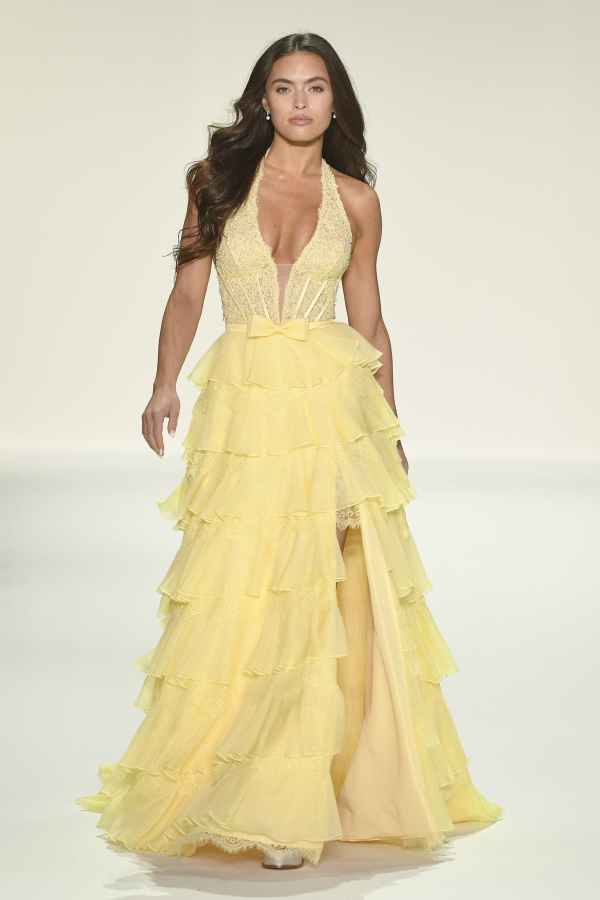 Sherri Hill style 57940 on the Spring 2026 runway at New York Fashion Week