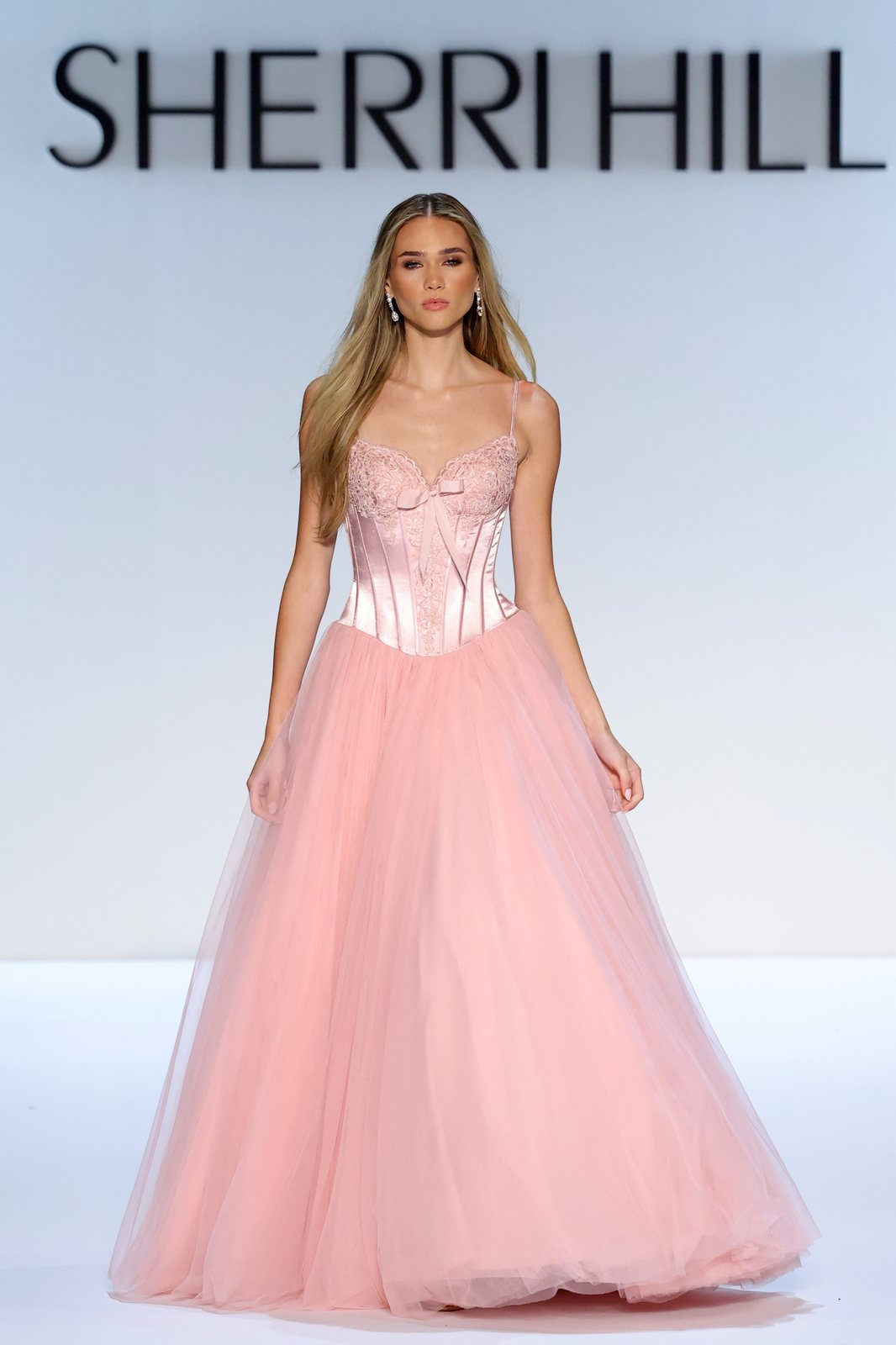 Sherri Hill style 58736 on the Spring 2027 runway at New York Fashion Week