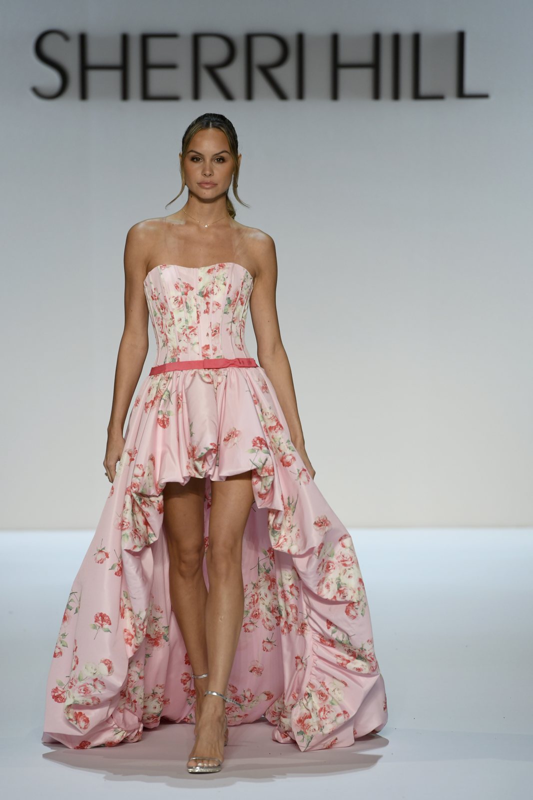 Sherri Hill style 58652 on the Spring 2027 runway at New York Fashion Week
