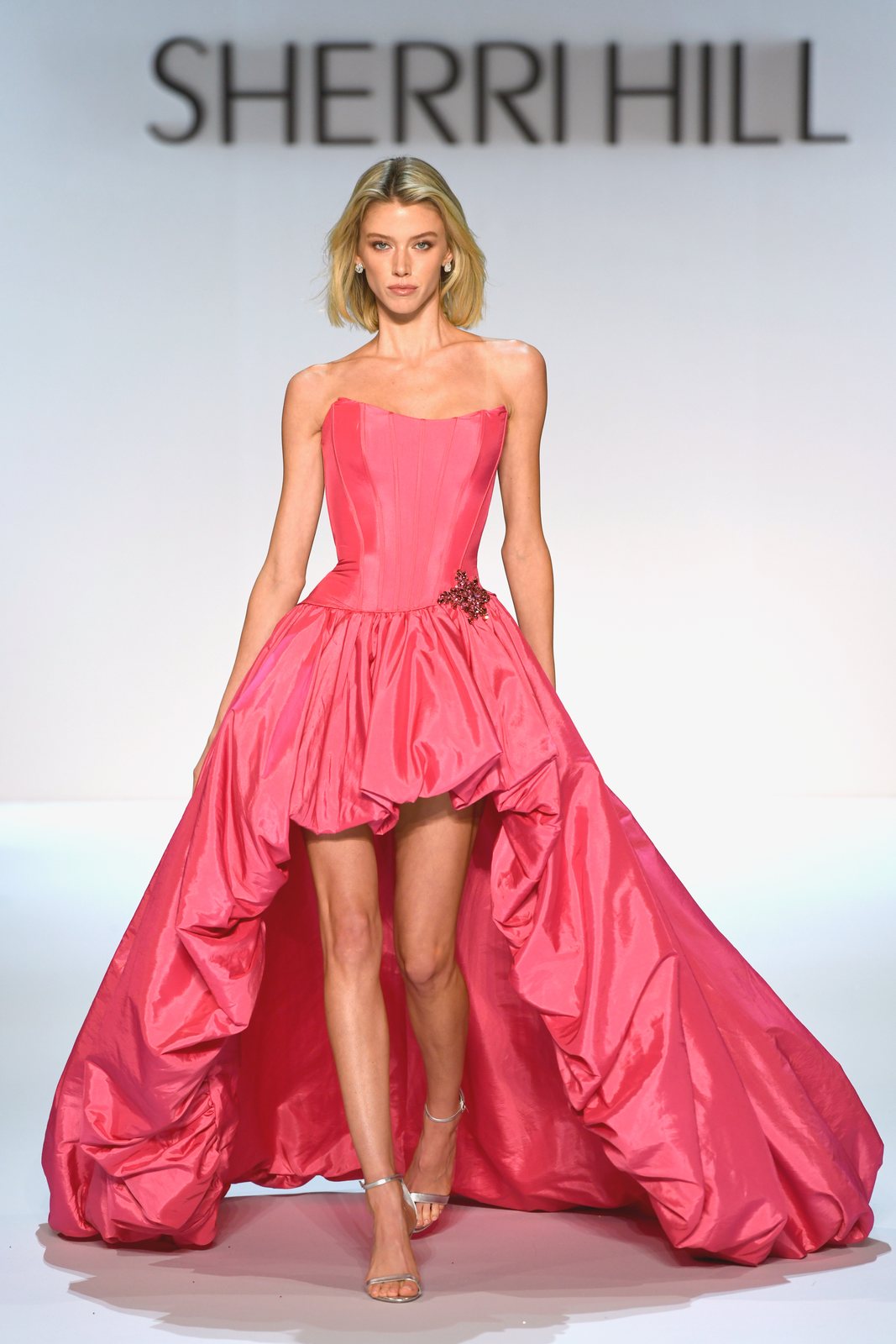 Sherri Hill style 58848 on the Spring 2027 runway at New York Fashion Week