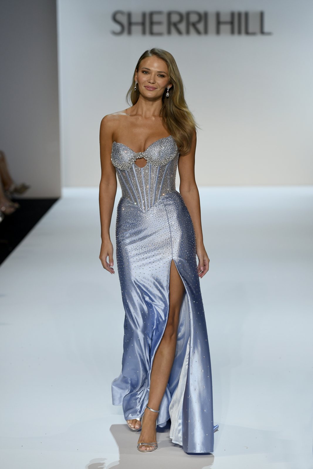 Sherri Hill style 58470 on the Spring 2027 runway at New York Fashion Week
