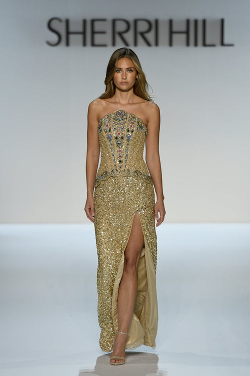 Sherri Hill style 67324 on the Spring 2027 runway