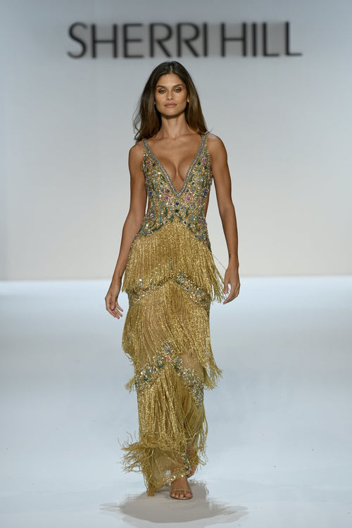 Sherri Hill style 67333 on the Spring 2027 runway