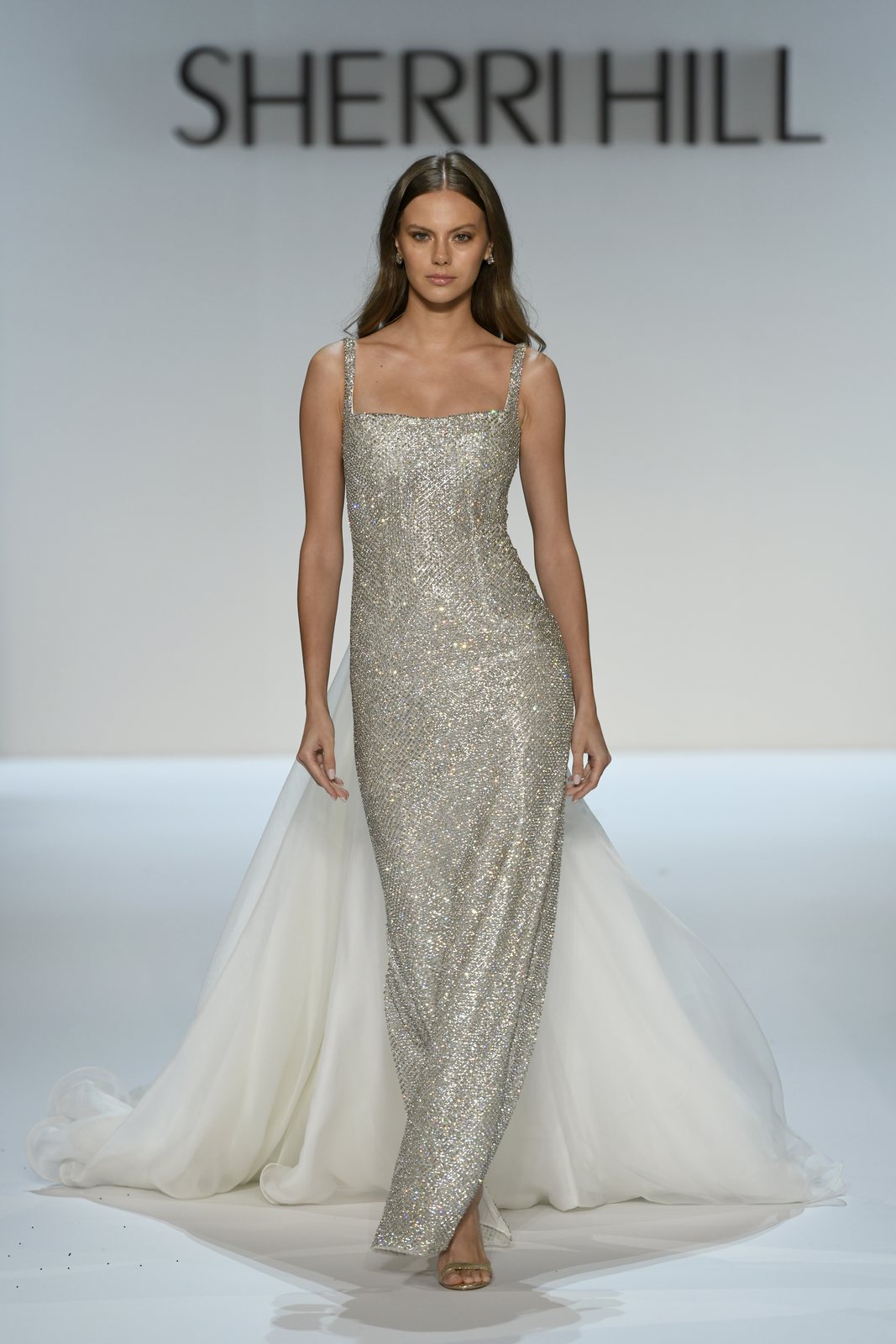 Sherri Hill style 46522v on the Spring 2027 runway at New York Fashion Week