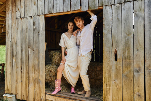 stylish newlyweds, Western Wedding Outfit
