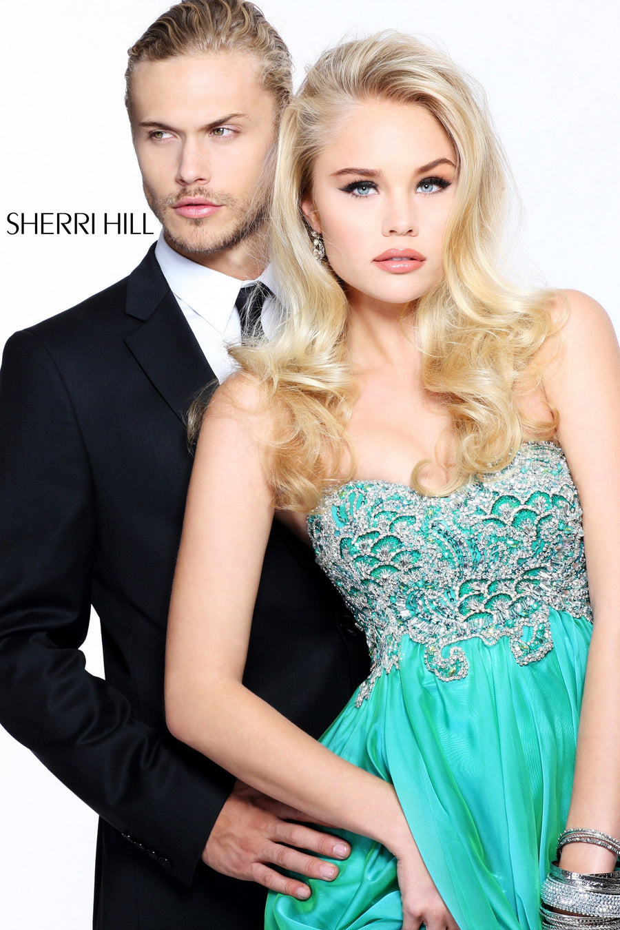 Sherri Hill style 3869 in green