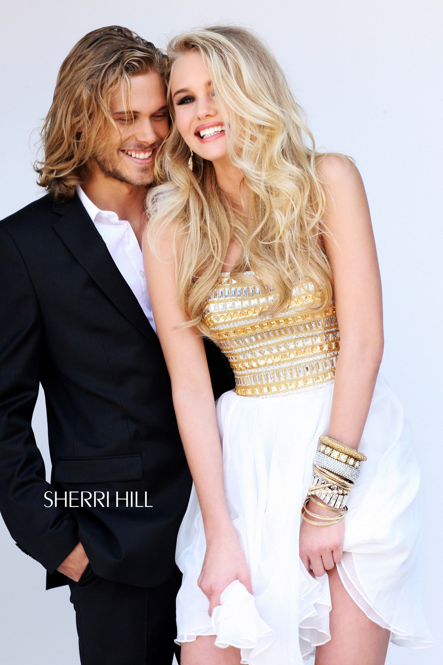 Sherri Hill style 11028 in aqua