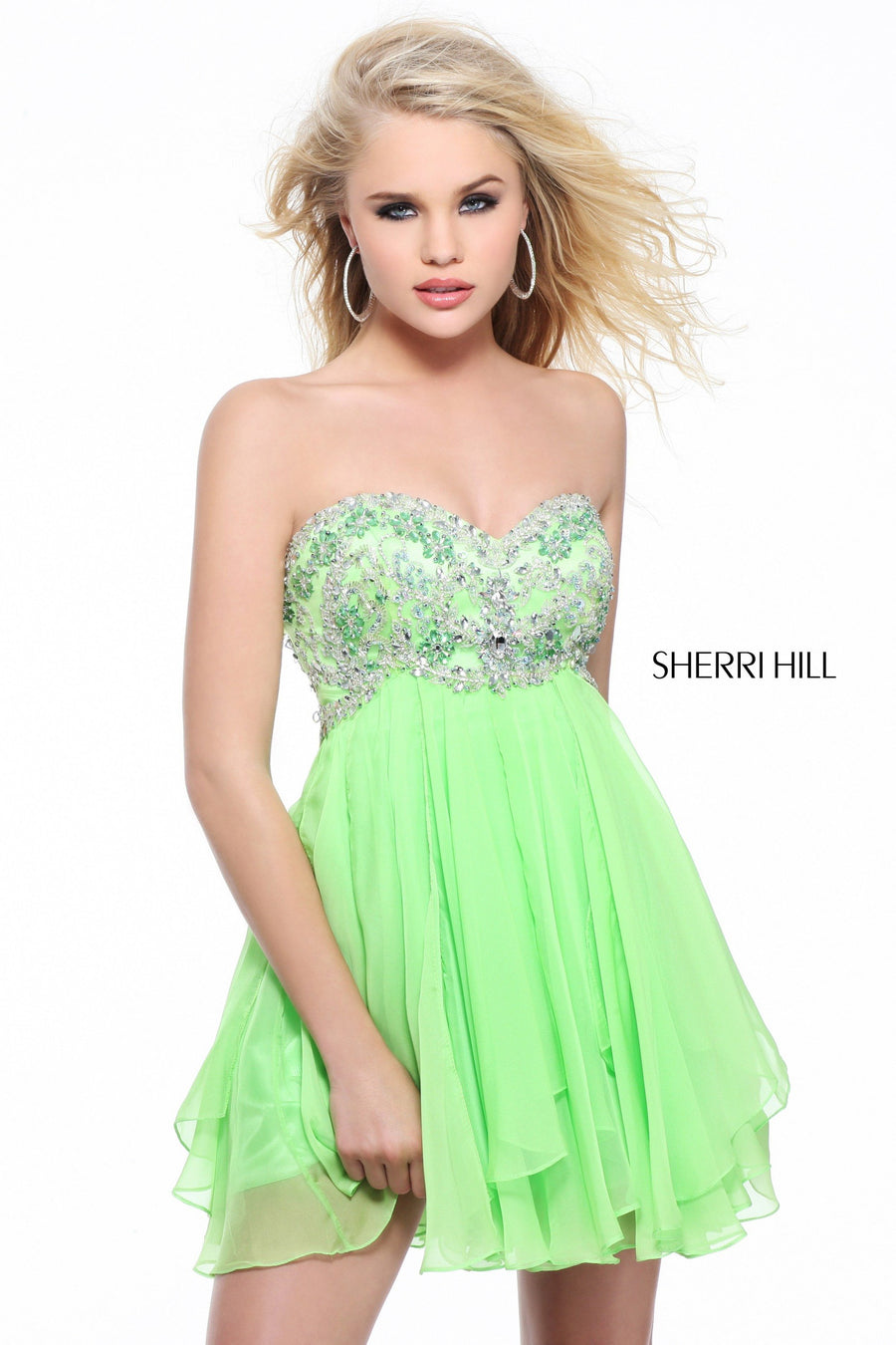 Sherri Hill style 3868 in yellow