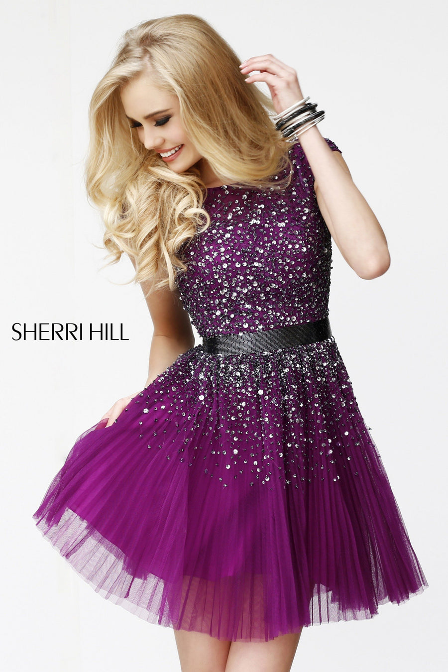 Sherri Hill style 2840 in ivory