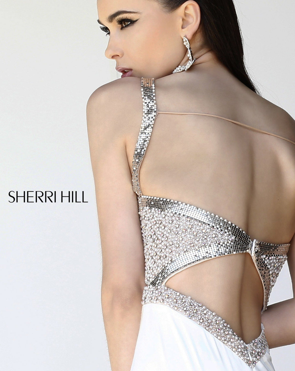 Sherri Hill 11035 beaded fitted cocktail dress