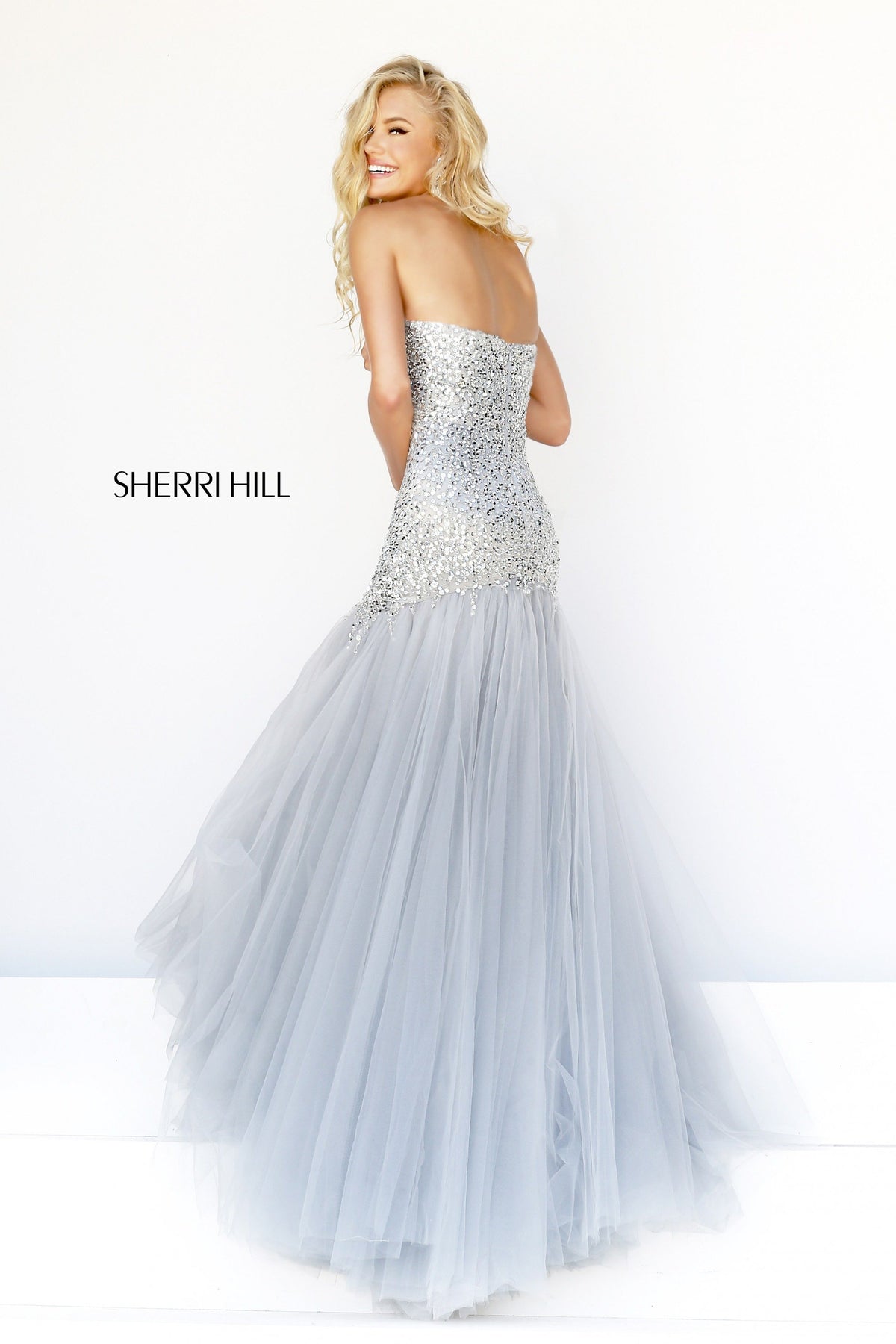 Sherri Hill 21280 strapless mermaid gown