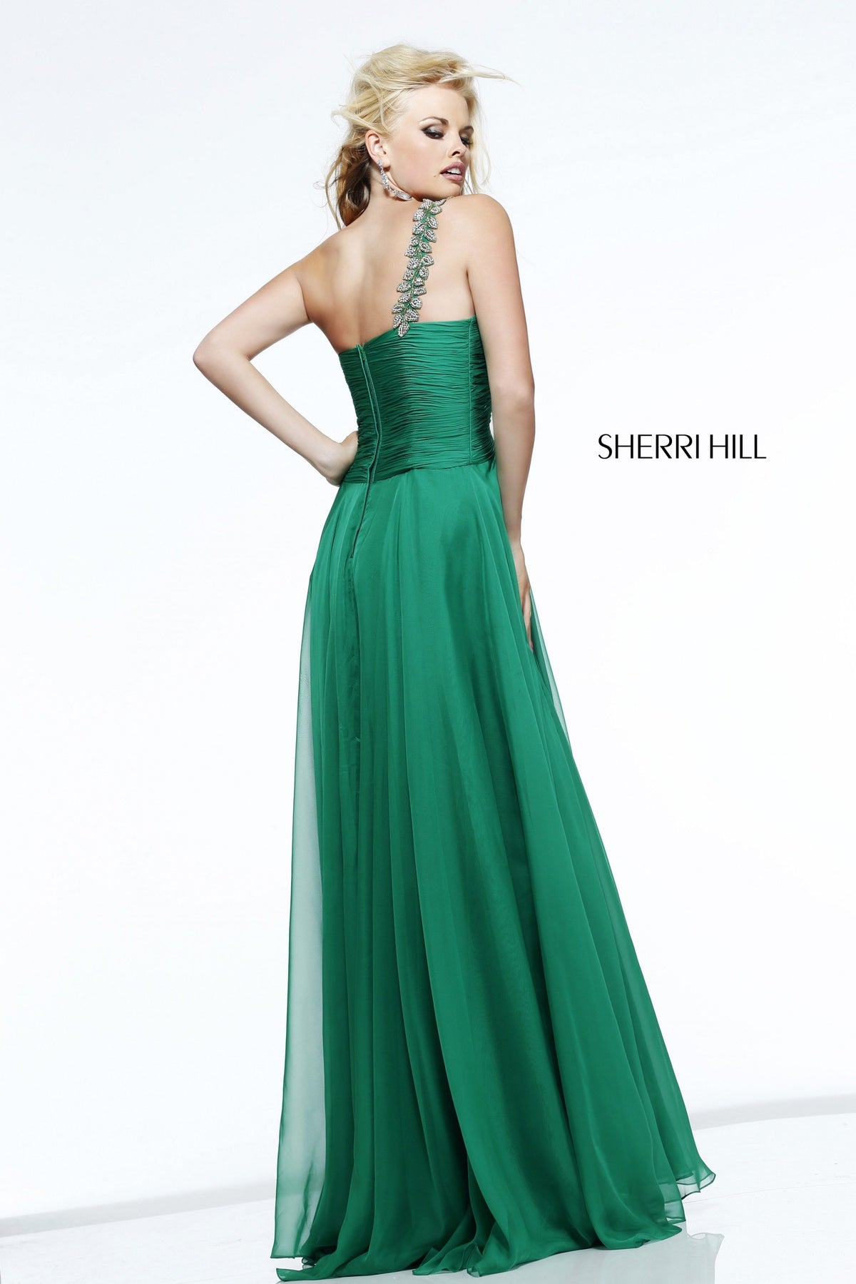 Sherri Hill 11073 sweetheart chiffon gown