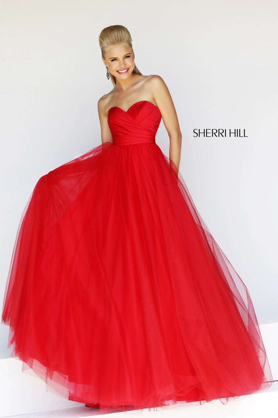 Sherri Hill style 11066 in red