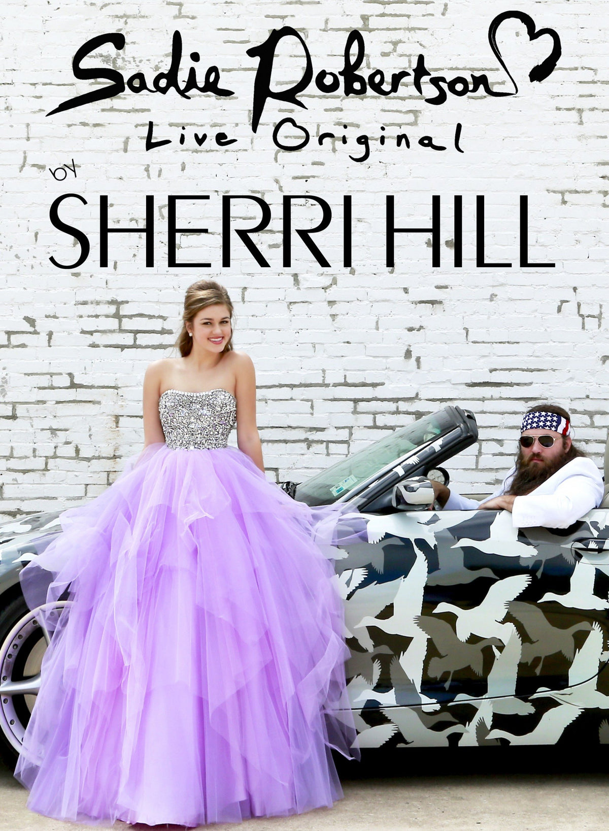Sherri Hill 11085 strapless beaded tulle ball gown