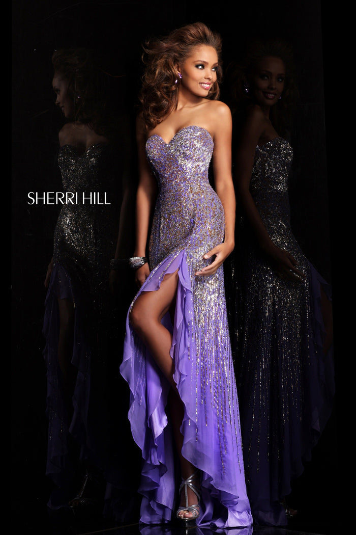 sachin and babi light blue dress Pink Homecoming Dresses, Homecoming Dresses Pink -GemGrace main image 1